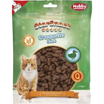 Pamlsek pro kočku Nobby Nobby StarSnack Cat Croquette Duck funkční pamlsky 125g