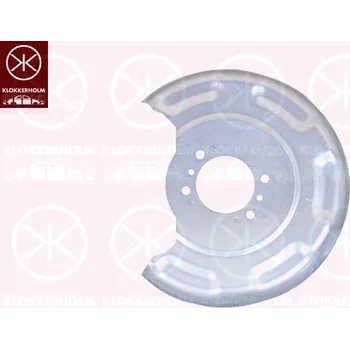 Brzdový kotouč Ochranný plech proti rozstřikování, brzdový kotouč KLOKKERHOLM 3279877