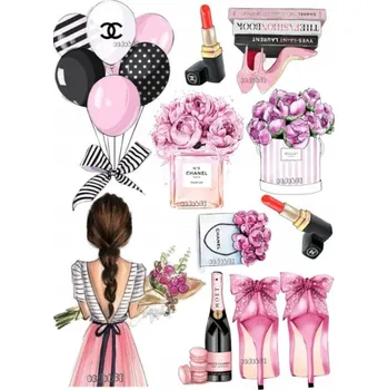 Jedlá dekorace na dort Nejlepší žena 4 - jedlý papír - Bez úprav