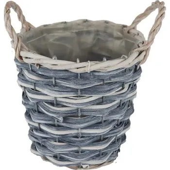 Obal na květináč Obal šedý s plastem P2030/1