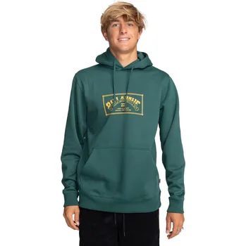 Pánská mikina billabong Pánská mikina arch print po deep teal - dta