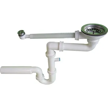 Sifon Sifon, dřez jednoduchý, s hrdelm 113MM + přepad SYF052