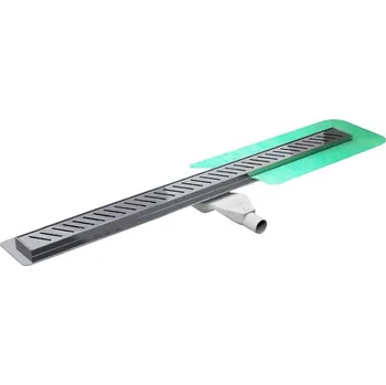 Odvodňovací žlab Liniové odvodnění sprchový žlab Steel 800