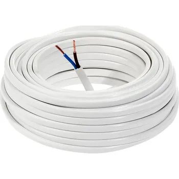 Kuchyňská pracovní deska Kabel HO3VVF 10m 2 x 0,75 bílý