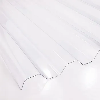 pvc deska Trapézová deska PVC 2000 x 900 x 0,8 mm bezbarvá