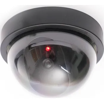 Zabezpečení domácnosti Atrapa kamery - polokoule s diodou