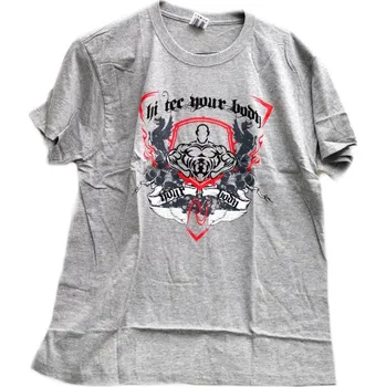 Pánské tričko HiTec Nutrition tričko Hi tec šedé your body - velikost XXL