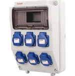 Famatel v370 - ZSF60000000.V /3958Zás.skříň IP54 pouze vydrátovaná 6x230V