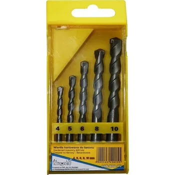 Vrtáky betonu kalené, sada 5 ks, Condor