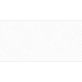 Obklad Dekor White mat chevron 30/60 REKT.