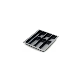 Příborník do zásuvky Příborník kristall softtouch 50 (422 x 474 mm) černý