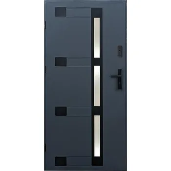 Interiérové dveře Vchodové dveře Faro 90L antracit