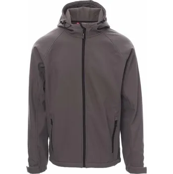 Pánská bunda Payper GALE softshell bunda kapuce - antracit L