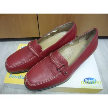 Dámské polobotky Dámská kotníčková obuv Scholl Corinne Velikost: 40 červená