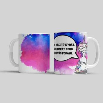 Hrnek Neni důležité vyhrát, ale nasrat toho, kdo vás porazil - Žlutá