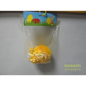 Vánoční dekorace DANAPO Velikonoční dekorace z buničité vaty průměr 80mm