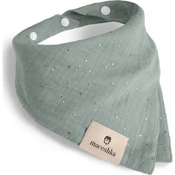 Bryndák Maceshka Slintáček Nature dvojitý se zlatým puntíkem - Khaki