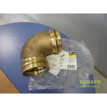 Instalatérský materiál Viega Optipress XL tvarovka bronz s SC-Contur Typ: Oblouk 90° ø108mm