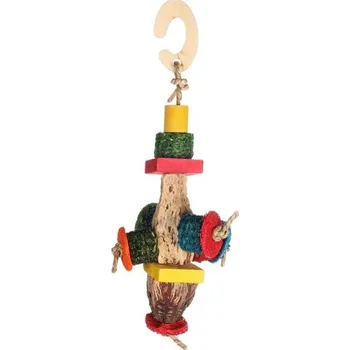 Hračka pro psa Flamingo Pet Products NV Hračka hlod. přírodní barev. závěs. Oda Flamingo 10x7x20cm