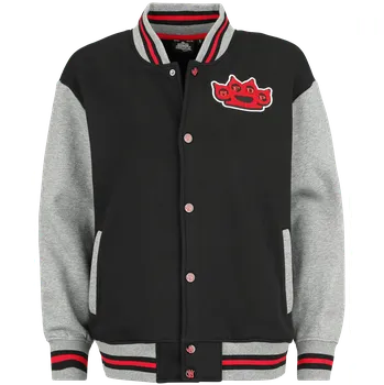 Dámská casual bunda Varsity bunda z Five Finger Death Punch - EMP Signature Collection - Ženy - skvrnitá černá / šedá
