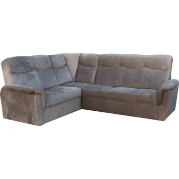 Sedací souprava Rohová sedací souprava NAIROBI, hnědá