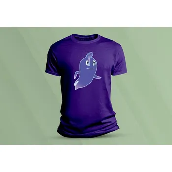 Dětské bavlněné tričko Inky. velikost 128 (7-8 let) Purpurová