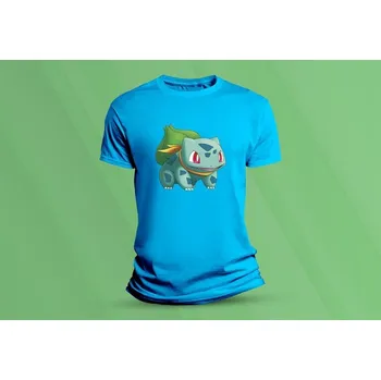 Dětské bavlněné tričko Pokémon Bulbasaur 2. velikost 116 (5-6 let) Azurová