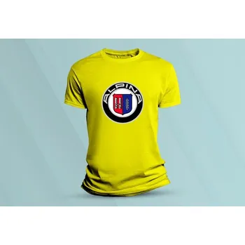 Chlapecké tričko Dětské bavlněné tričko Alpina. Žlutá velikost 104 (3-4 roky)