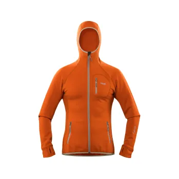 Pánská mikina Tilak Femund roibos tea M; Oranžová mikina + DÁREK DLE VÝBĚRU!