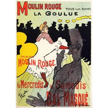 Plakát Plakát, Obraz - La Goulue, Toulouse-Lautrec, Henri de