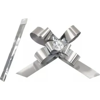 Stuha MFP stahovací stuha stříbrná metal 2/50 5660072