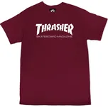 Triko Thrasher Skate Mag Maroon M