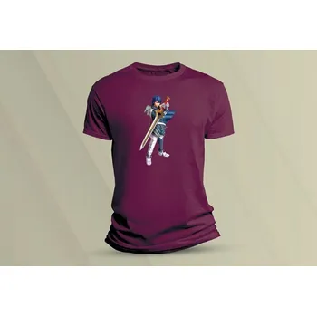 Dětské bavlněné tričko Chrom - Fire Emblem. velikost 152 (12-13 let) Vínová