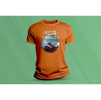 Chlapecké tričko Dětské bavlněné tričko War Thunder. velikost 140 (9-11 let) Oranžová