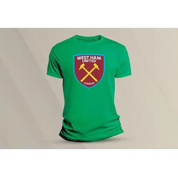 Dětské bavlněné tričko Vest Ham United. velikost 140 (9-11 let) Zelená