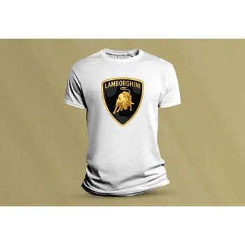 Chlapecké tričko Tričko pro děti Lamborghini Bílá velikost 104