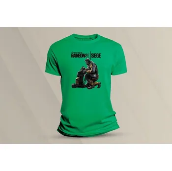 Dětské bavlněné tričko Rainbow six siege Lion 2. velikost 140 (9-11 let) Zelená