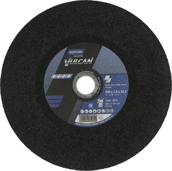 Řezný kotouč NORTON-CLIPPER Řezání Kotouč pro kov 300x3.5x32mm pro stacionární řezání Norton VULCAN