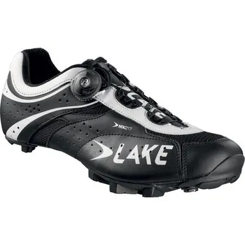 Pánské cyklistické tretry tretry LAKE MX217 černo/bílé vel.46