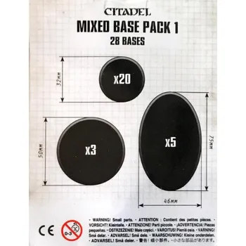 Příslušenství k deskovým hrám Games Workshop Citadel Mixed Base Pack 1