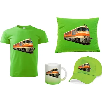 Dekorace do dětského pokoje Lokomotiva T 678 dárkový set 122 (dětský dárkový set s vlakem)