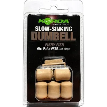 Umělá nástraha KORDA - Imitace nástrah Pop-up Dumbell Fishy Fish Hnědá 16 mm 5 ks