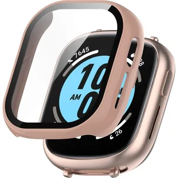 VSECHNONAMOBIL 67930 ENKAY PC FULL COVER Plastový kryt se sklem pro Honor Watch 4 růžový