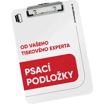Psací podložka Psací podložky s klipem Laminace lesklá 1/1 5 Standardní