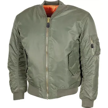 Pánský bomber Letecká bunda MFH US Pilotenjacke MA1, Olive