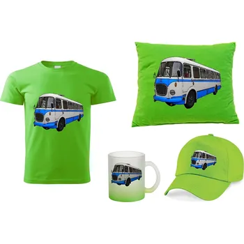 Dekorace do dětského pokoje ŠKODA RTO 706 dárkový set 146 (dětský dárkový set s autobusem)