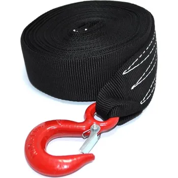 Lany Vázací-technika.cz Pás do navijáku 8 m 50 mm s hákem, 0,72 t , černý