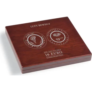 Obal pro sběratelský předmět Leuchtturm Kazeta pro 15 pamětních €10 mincí Luft bewegt