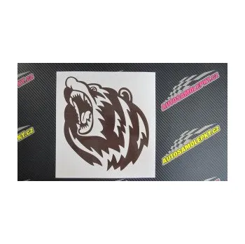 Samolepící dekorace SAMOLEPKA Medvěd 008 levá (17 - šedá) NA AUTO, NÁLEPKA, FÓLIE, POLEP, TUNING, VLASTNÍ TEXT, TISK, AUTOSAMOLEPKY.cz, POLEPY, OBRÁZEK, LOGO, SAMOLEPKY