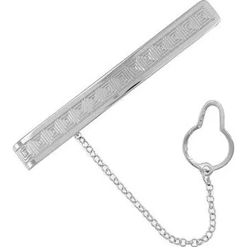 Spona na kravatu Stříbrná kravatová spona s měnícím motivem